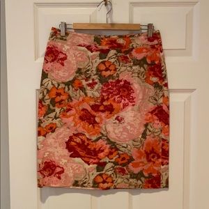 Floral Talbots floral skirt